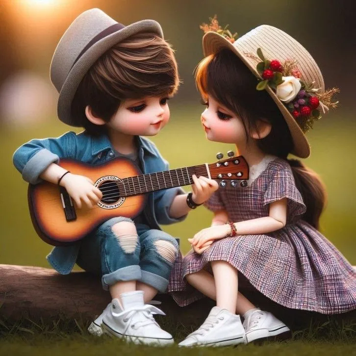 Cartoon Couple Dp