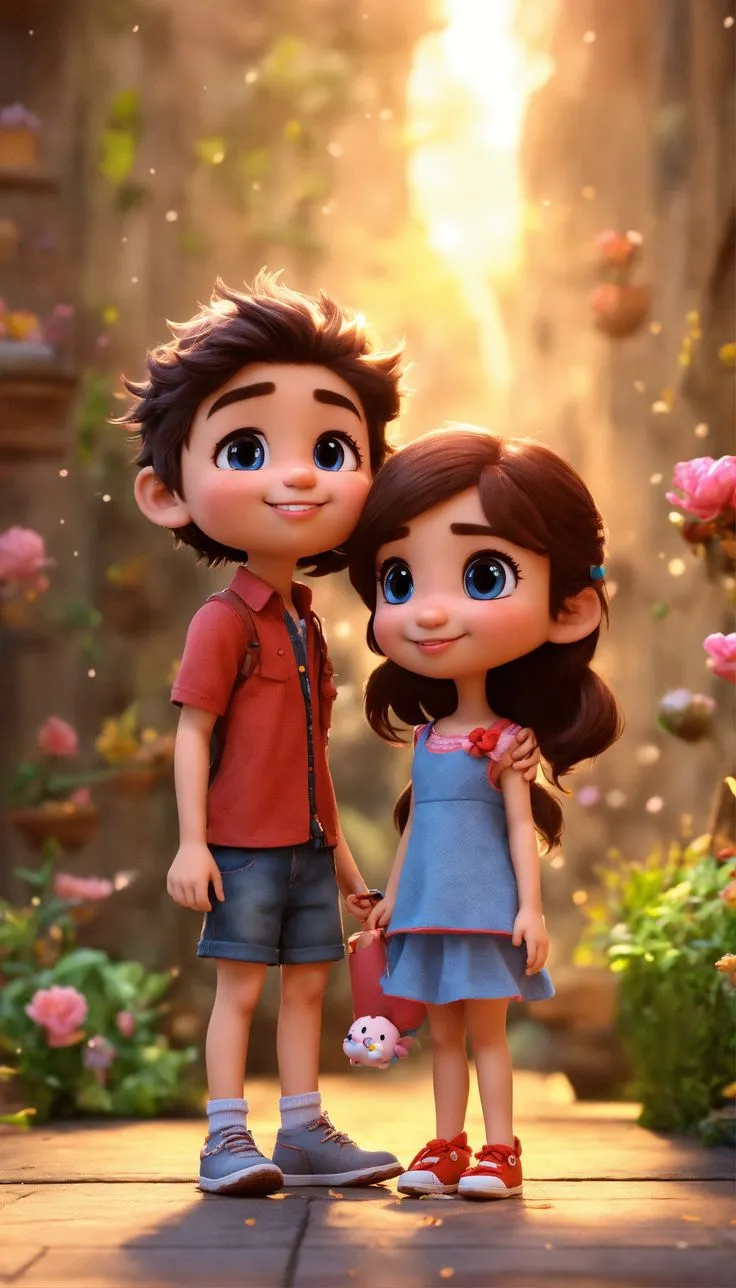Cartoon Couple Dp