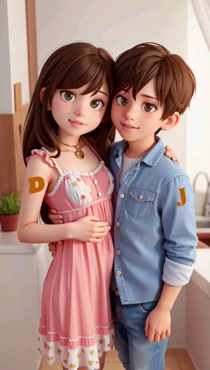 Cartoon Couple Dp