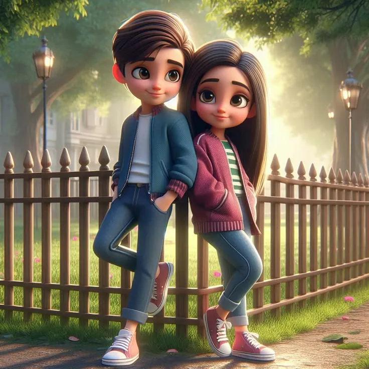 Cartoon Couple Dp