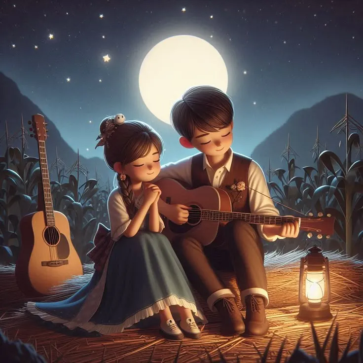 Cartoon Couple Dp