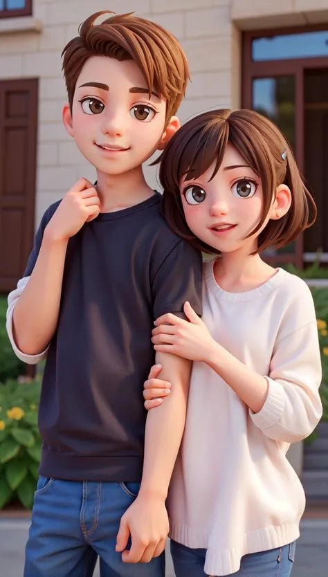 Cartoon Couple Pic
