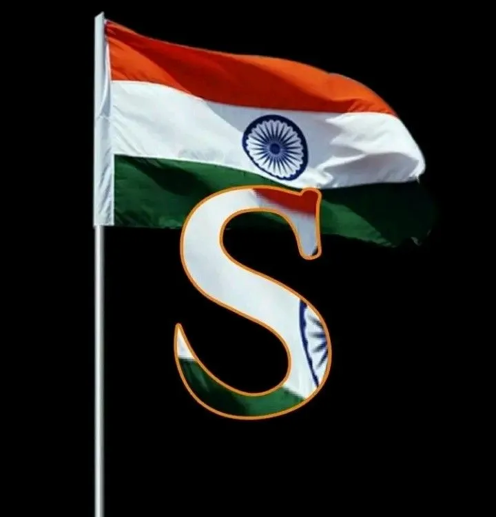 S Letter Tiranga Image